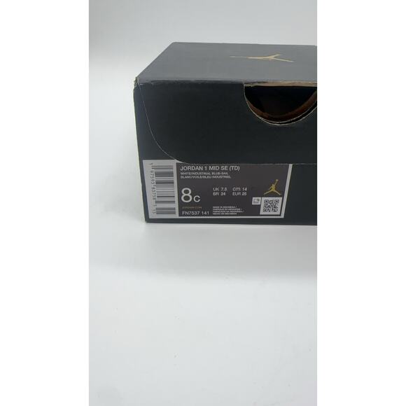 Nike Air Jordan 1 Mid Industrial Blue Sail Brand New Never Worn - Picture 7 of 7